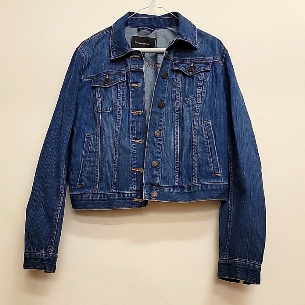Banana Republic Jean Jacket Small Euc